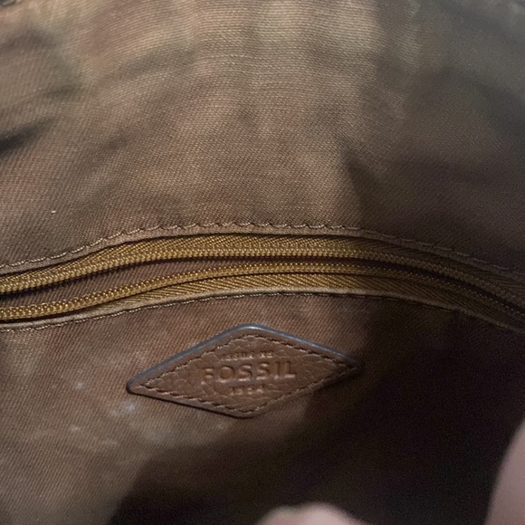 Fossil issue 1954 leather patchwork colorblock crossbody bag - Picture 11 of 12